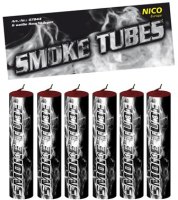 Smoke, Rauch Tubes Weiß, 6er-Btl. Rauchkörper T1